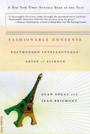 Fashionable nonsense cover