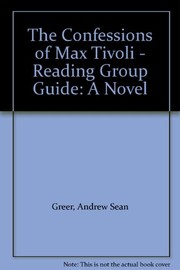 The Confessions of Max Tivoli cover