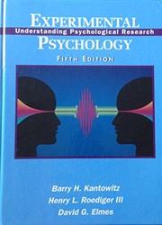Experimental psychology cover
