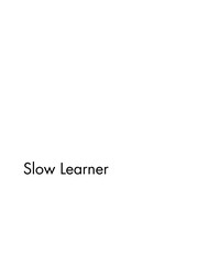 Slow Learner cover
