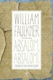 Absalom, Absalom! cover
