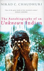 The autobiography of an unknown Indian cover