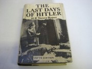 The Last Days of Hitler cover