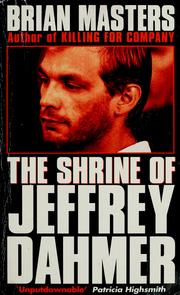 The shrine of Jeffrey Dahmer cover
