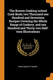 Boston Cooking-School cook book cover