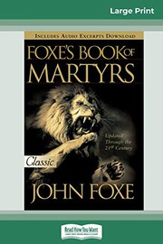 Fox's book of martyrs cover