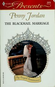 The Blackmail Marriage cover
