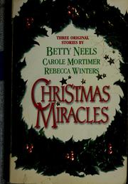 Christmas Miracles cover