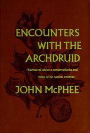 Encounters with the archdruid cover