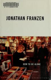 How to Be Alone cover
