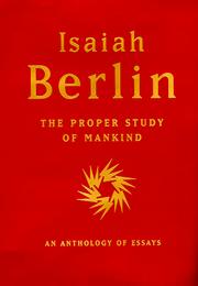 The proper study of mankind cover