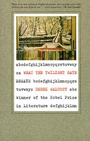 What the twilight says cover