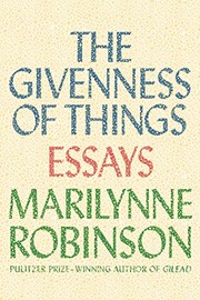The Givenness of Things: Essays cover