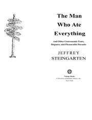 The man who ate everything cover