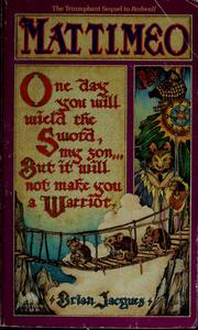 Mattimeo (Redwall #3) cover