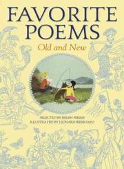 Favorite poems old and new cover
