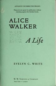Alice Walker cover