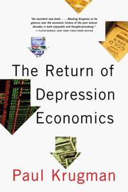 The Return of Depression Economics cover