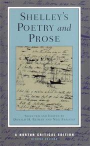 Shelley's poetry and prose cover