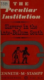 The peculiar institution cover
