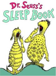 Dr. Seuss's sleep book cover