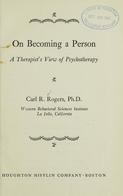 On Becoming a Person cover