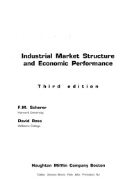 Industrial market structure and economic performance cover