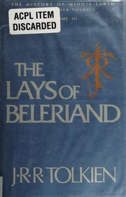 The Lays of Beleriand cover