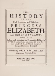 Annales rerum Anglicarum et Hibernicarum regnante Elizabetha cover