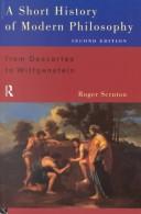 A short history of modern philosophy cover