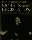 An introduction to the principles of morals and legislation cover