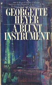 A Blunt Instrument cover