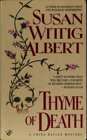Thyme of Death cover
