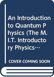 An introduction to quantum physics cover