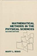Mathematical Methods in the Physical Sciences cover