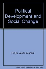 Political development and social change cover