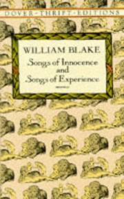 Songs of innocence; and Songs of experience cover