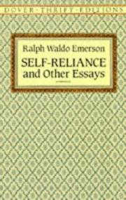 Self Reliance and Other Essays cover
