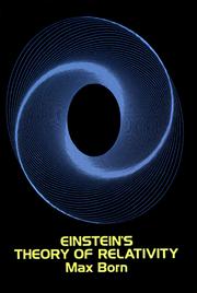 Einstein's Theory of Relativity cover