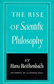 The rise of scientific philosophy cover