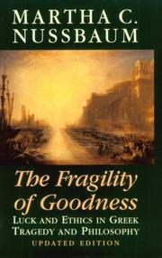 The fragility of goodness cover