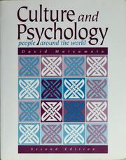 Culture and psychology cover
