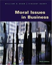 Moral Issues in Business (Non-InfoTrac Version) cover