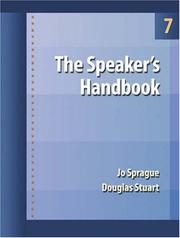 The speaker's handbook cover