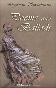 Poems and ballads cover