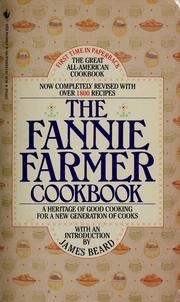 The Fannie Farmer cookbook cover