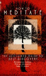 How to meditate cover
