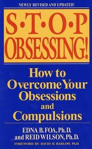 Stop obsessing! cover