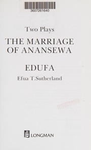 The marriage of Anansewa cover
