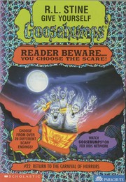 Give Yourself Goosebumps - Return to the Carnival of Horrors cover